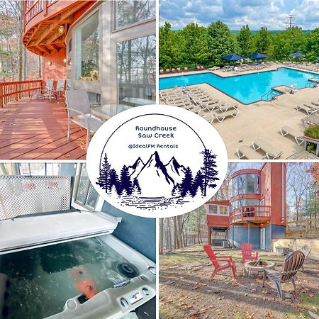 Unique Roundhouse: Hot Tub-Game Room-Firepit&More! Bushkill Dış mekan fotoğraf